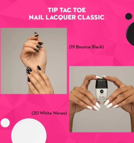 Tip Tac Toe Nail Lacquer - Classic Duo