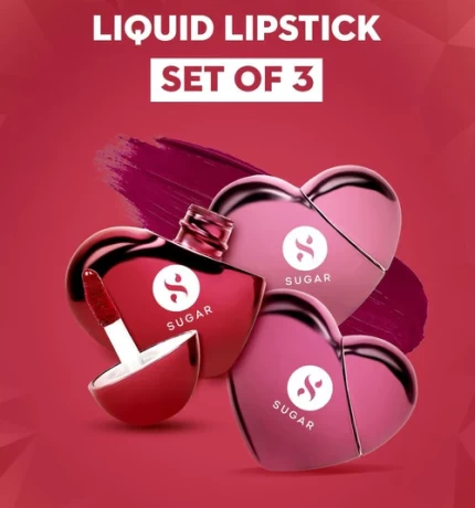 LA LA LOVE 18HR Liquid Lipstick - Set of 3