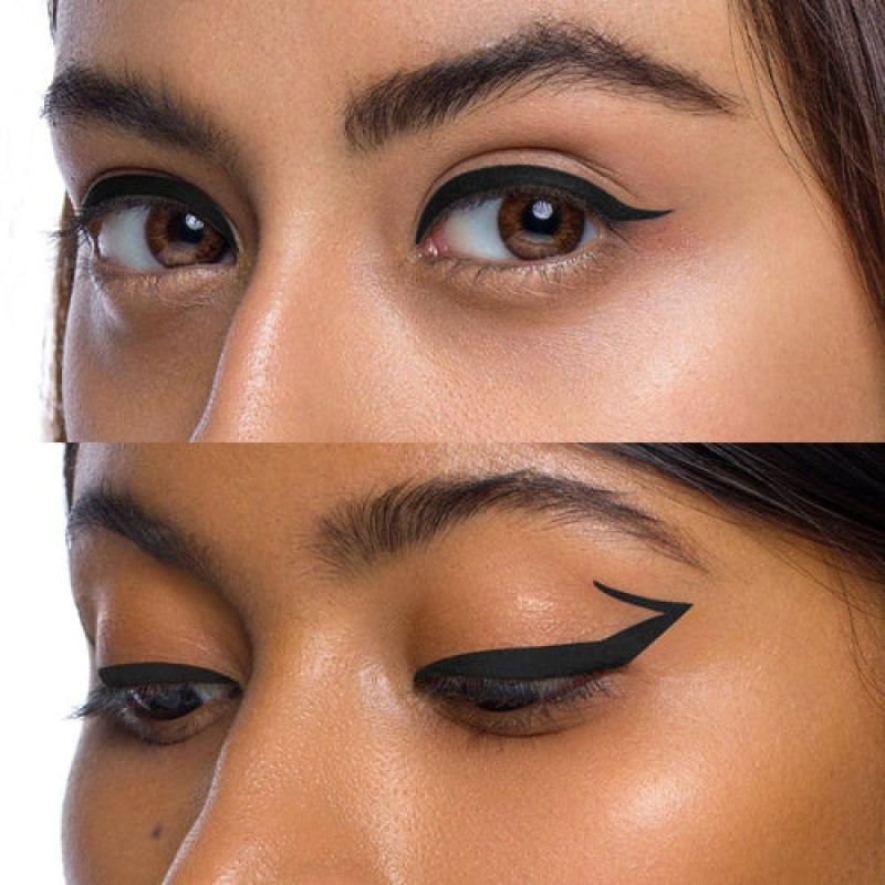 Eye Warned You So! Double Matte Eyeliner - 01 Black Swan (Black)