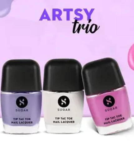 Tip Tac Toe Nail Lacquer - Artsy Trio