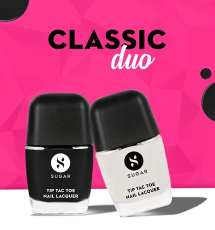 Tip Tac Toe Nail Lacquer - Classic Duo